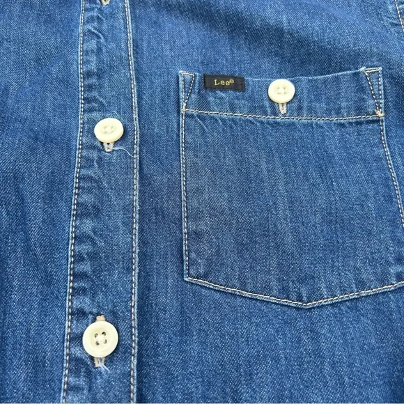 LEE Take‎ a Tumble Denim Shirt Dress NWT | Size S (Oversized Fit) - Picture 7 of 11
